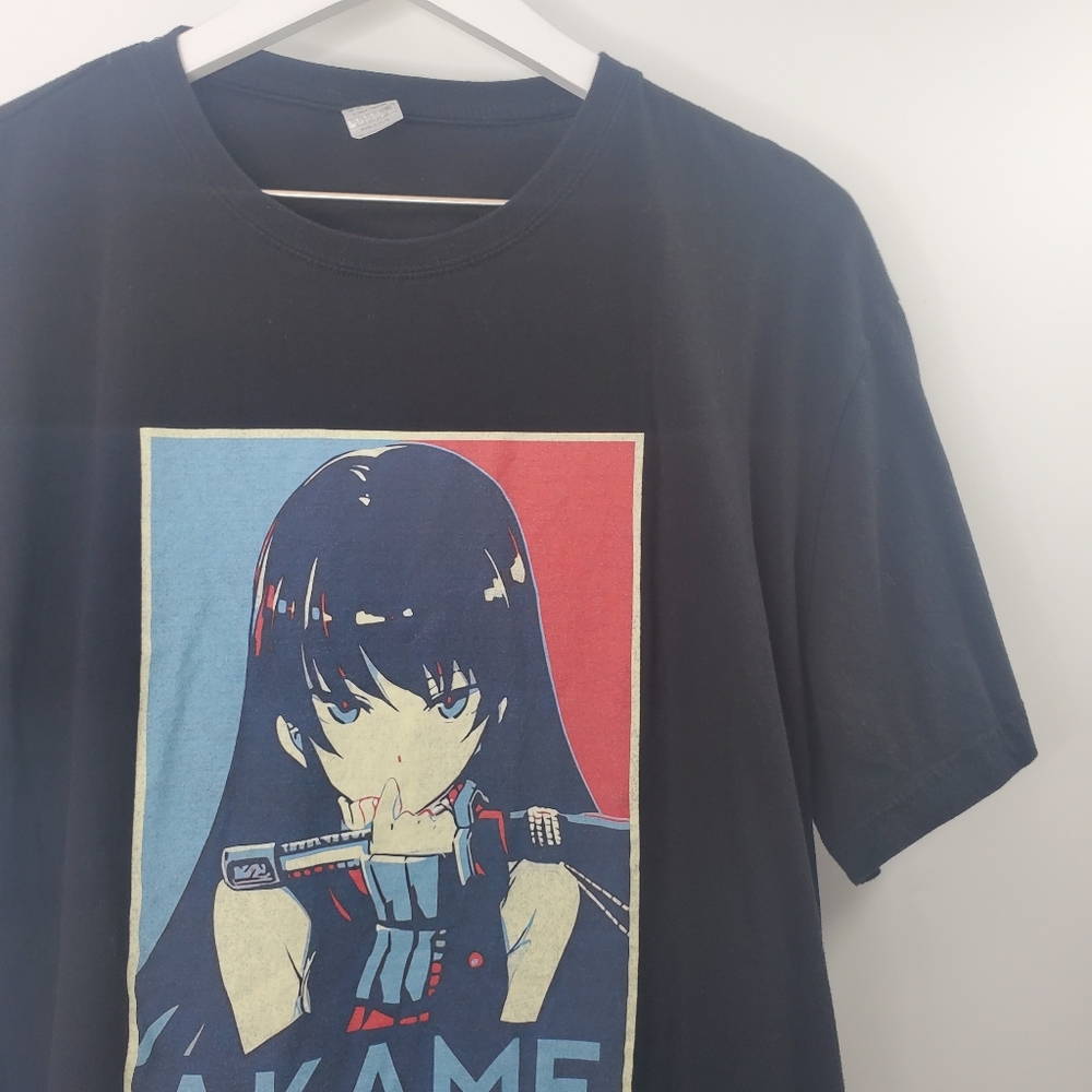 Akame Ga Kill Anime Graphic Tee Shirt Black - Picture 3 of 5